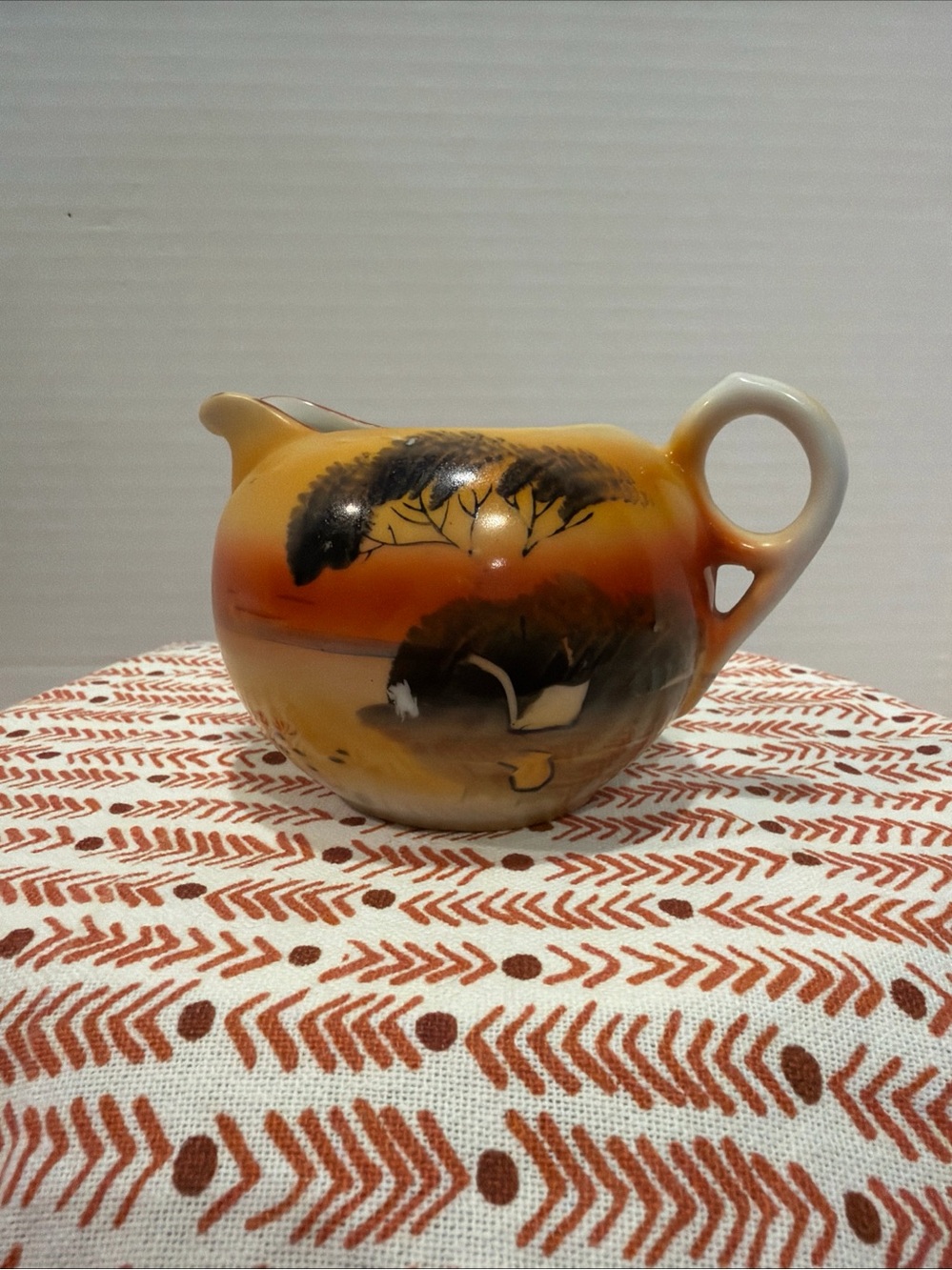 Vintage TAKITO TT Hand Painted Japanese Creamer